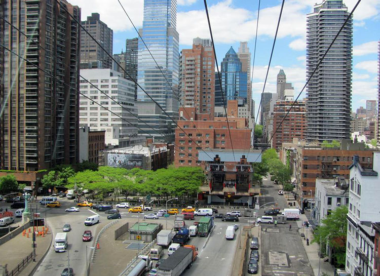 kolejka linowa Roosevelt Island ciekawostki Nowy Jork NYC Manhattan