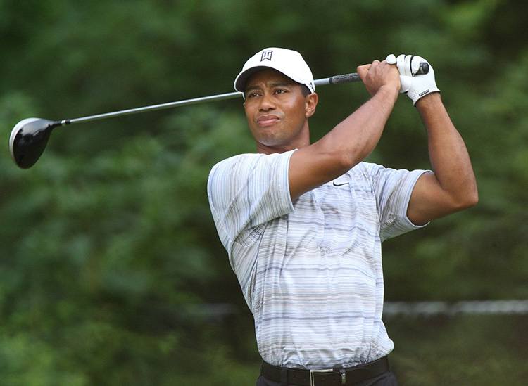 Tiger Woods znani golfiści gra golf gracze zawodnicy 