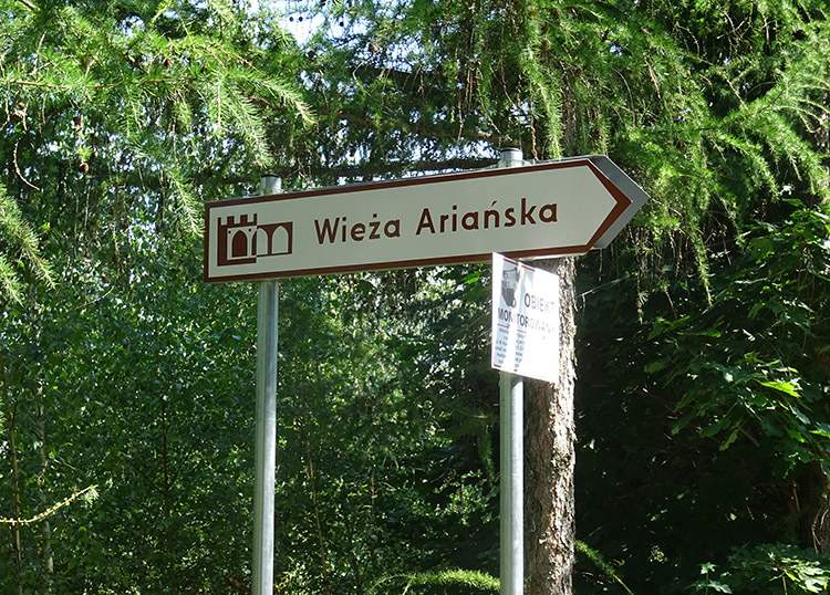 Wieża Ariańska grobisko ariańskie Krynica powiat Krasnystaw zabytki
