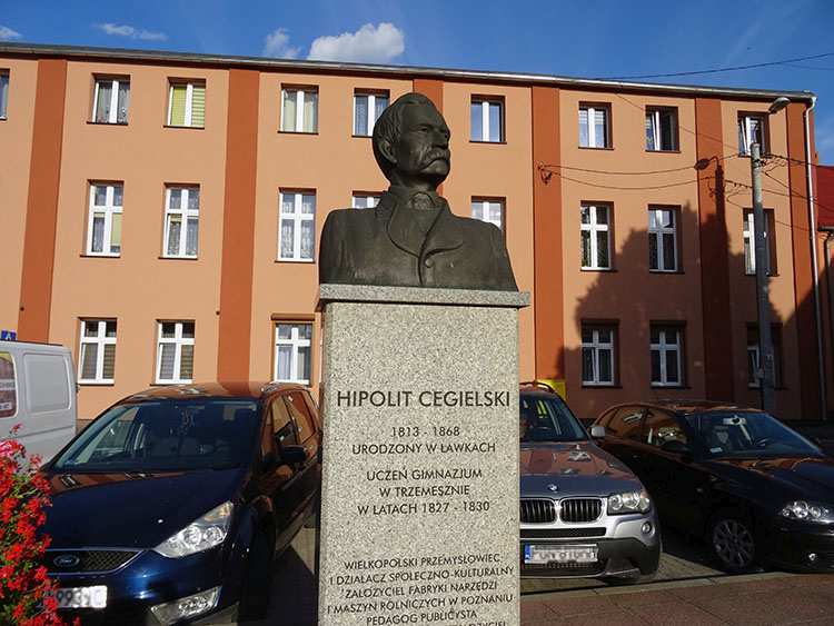 Hipolit Cegielski pomnik w Trzemesznie