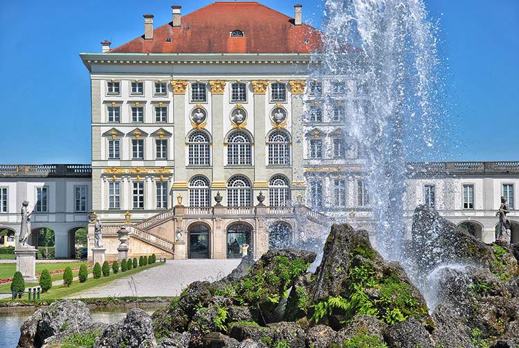 Monachium zabytki pałac Nymphenburg