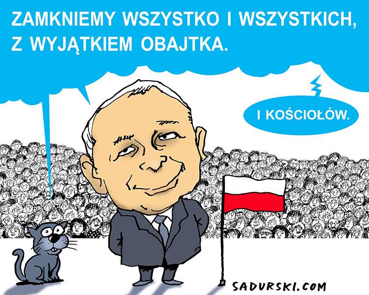 komentarze satyryczne polityczne polityka satyra PiS Jarosław Kaczyński