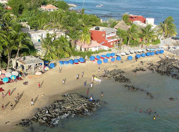 N'Gor plaża Senegal ciekawostki palmy