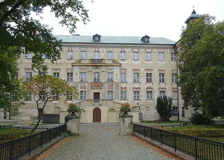 zamek w Rydzynie ul. Zamkowa park zamkowy