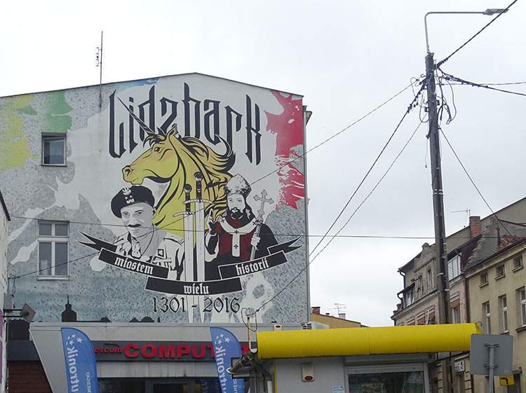 mural Lidzbark ciekawostki atrakcje warmińsko-mazurskie