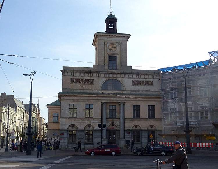 dawny ratusz Łodzi Archiwum Plac Wolności zabytki Łódź