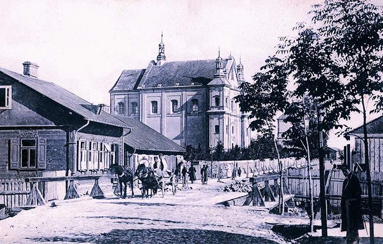 ulica Lubelska 1920 Łuków ciekawostki historia kościół Podwyższenia