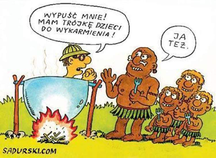 dowcipy o ludożercach humor ludożercy kawały kanibale