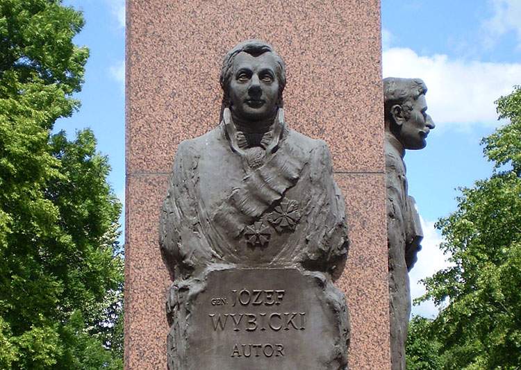 pomnik w Rumii Józef Wybicki polski hymn autor