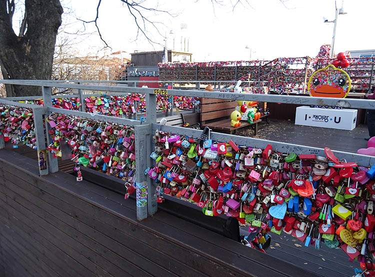 lock of love N-tower Seul Korea Południowa