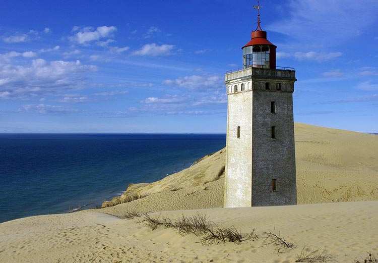 Rubjerg Knude latarnia morska Dania atrakcje ciekawostki
