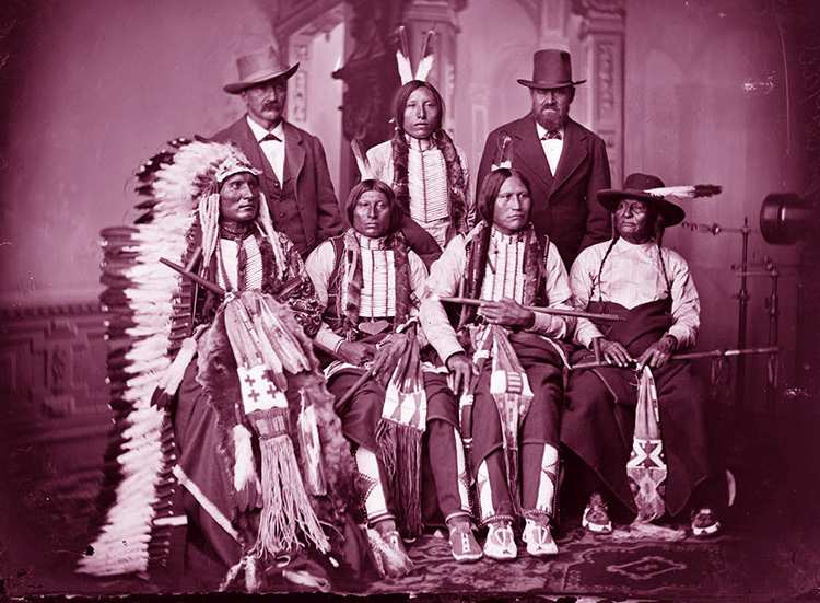 Siuksowie 1875 Indianie ciekawostki o Indianach