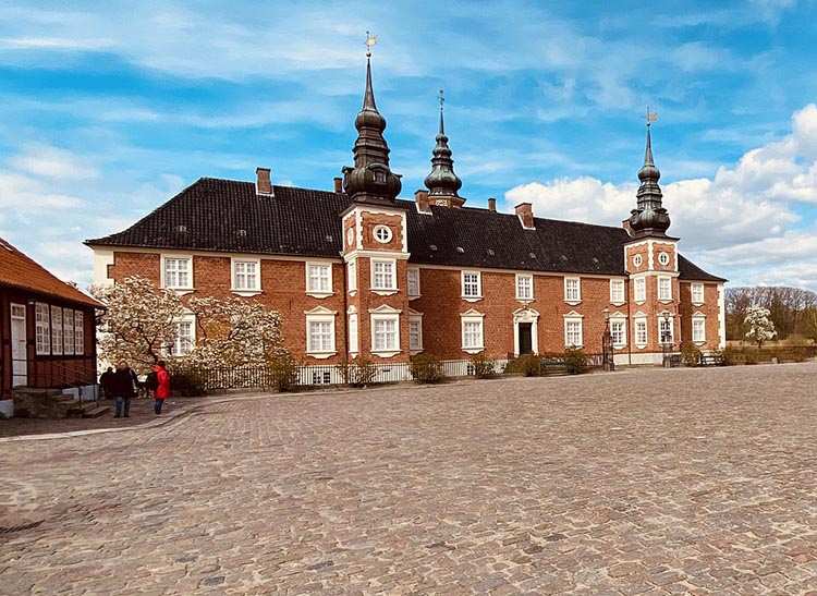 zamek miasto Aalborg w Danii
