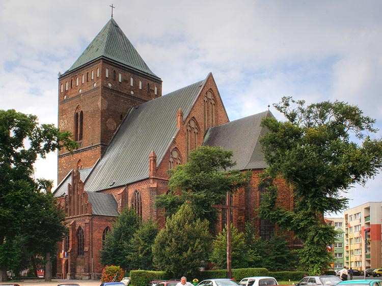 Kościół św. Katarzyny Goleniów ciekawostki atrakcje zabytki