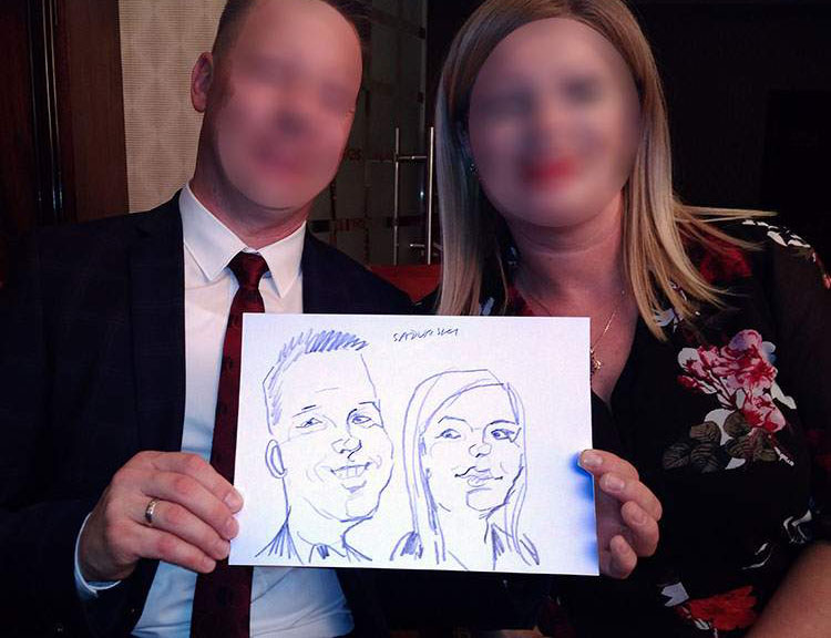 gwiazda na wesele atrakcje weselne ślub karykaturzysta