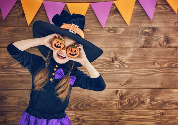Halloween strój czarownicy dla dziewczynki