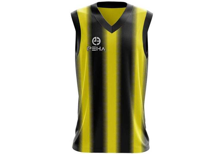 koszulki koszykarskie Striped2 żółto-czarna