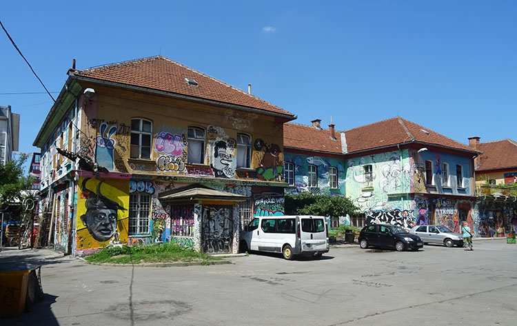 ciekawostki graffiti w Lublanie Słowenia