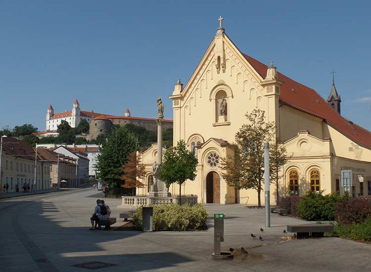 kościół Zamek Bratysławski w Bratysławie Słowacja