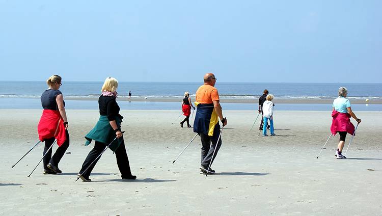 plaża spacer nordic walking ciekawostki