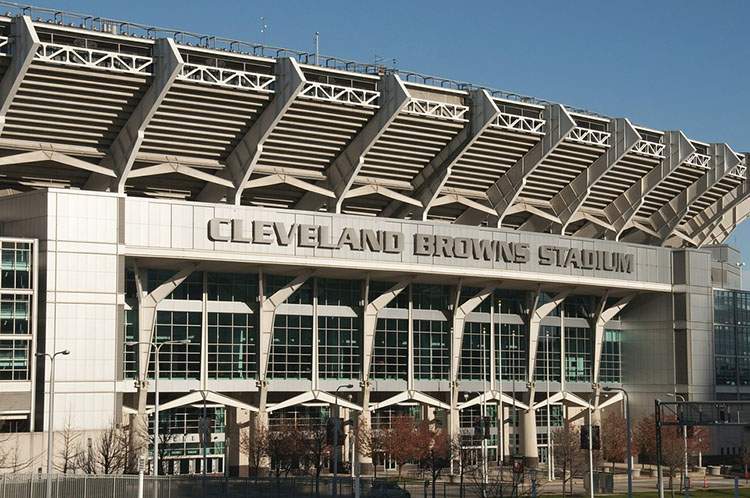 Cleveland Browns Stadium Ohio ciekawostki
