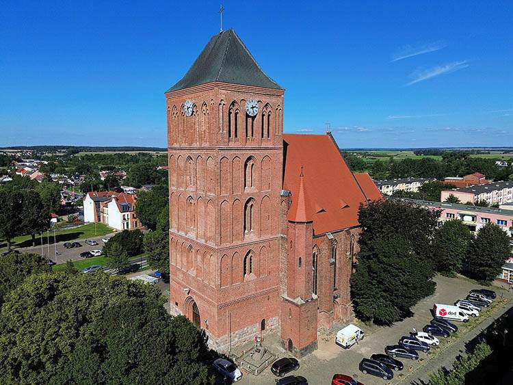 Choszczno ciekawostki kościół Narodzenia NMP