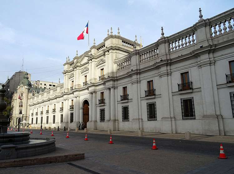La Moneda ciekawostki o Santiago Chile
