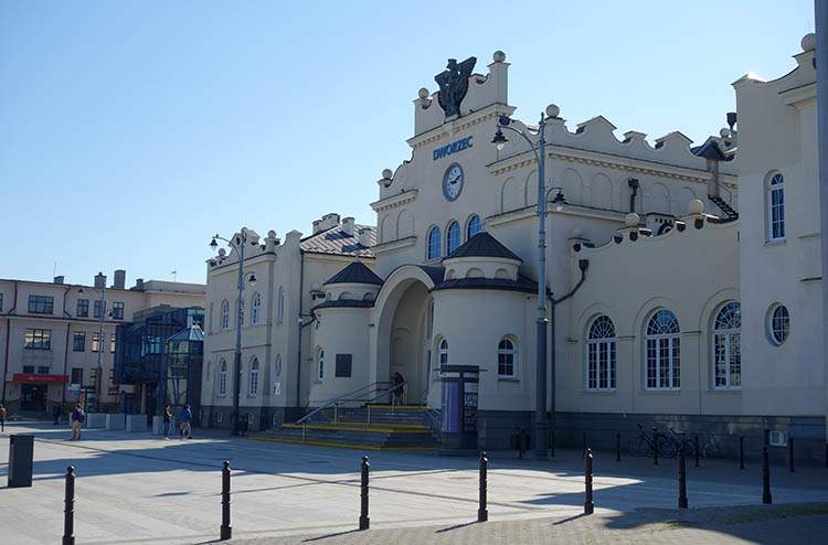 kolejowy Lublin Główny budynek dworca