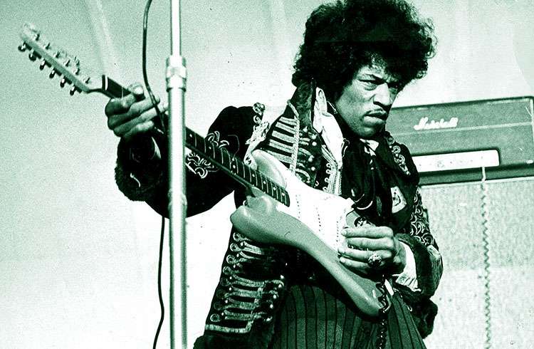 Jimmy Hendrix ciekawostki o gitarach