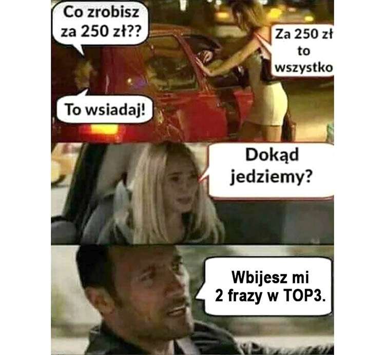 optymalizacja strony humor