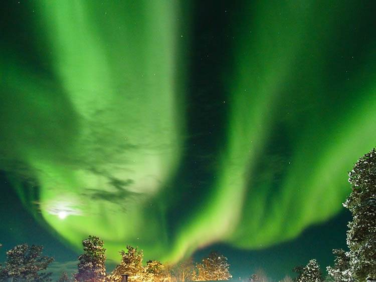 zorza polarna nad Finlandią fakty o zorzy polarnej