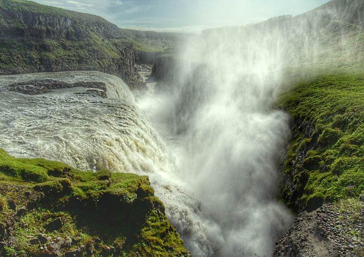 wodospad Gulfoss Islandia atrakcje ciekawostki
