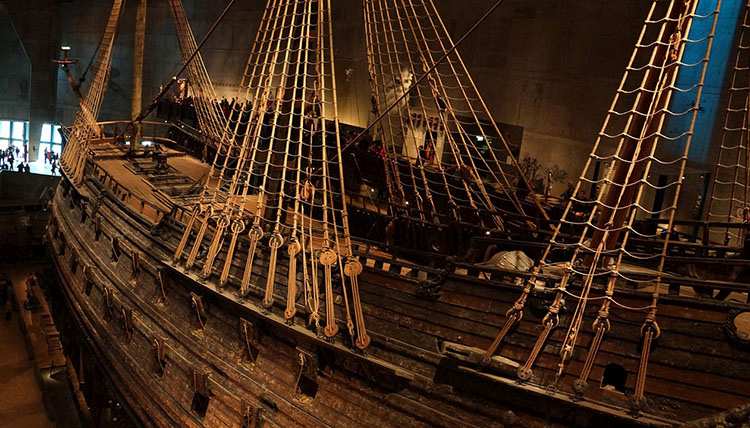 Vasamuseet muzeum okrętu Vasa w Sztokholmie