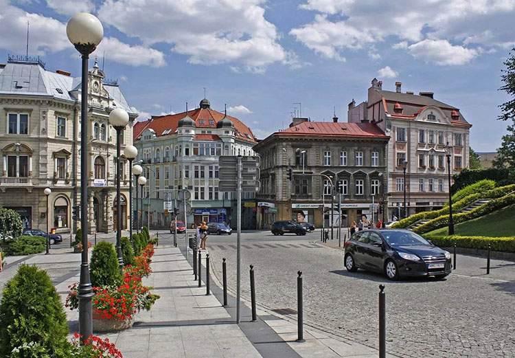 kamienice w centrum Bielska-Białej zabytki ciekawostki