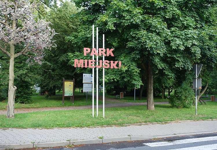 Park Miejski w Brzezinach woj. łódzkie