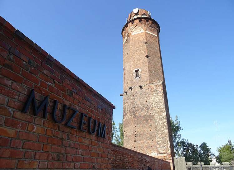 wieża zamku zamku krzyżackiego w Brodnicy