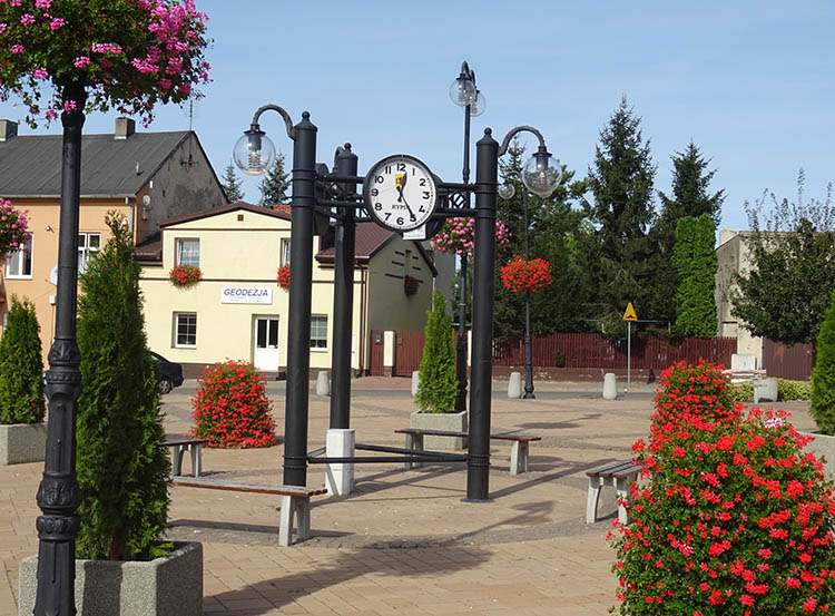 zegar rynek Rypin ciekawostki