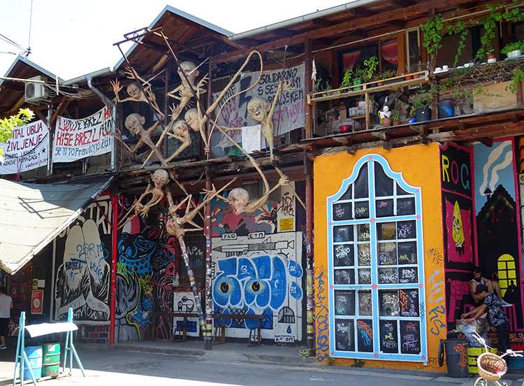 graffiti Słowenia Lublana ciekawostki atrakcje zabytki