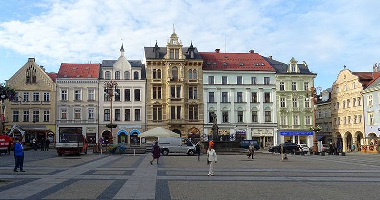 kamienice rynek Liberec Czechy ciekawostki atrakcje zabytki