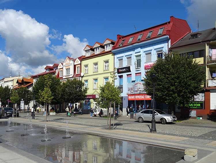 Plac Wolności w Kutnie woj. łódzkie