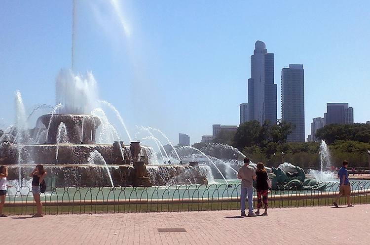 fontanna Buckinghama Chicago ciekawostki atrakcje
