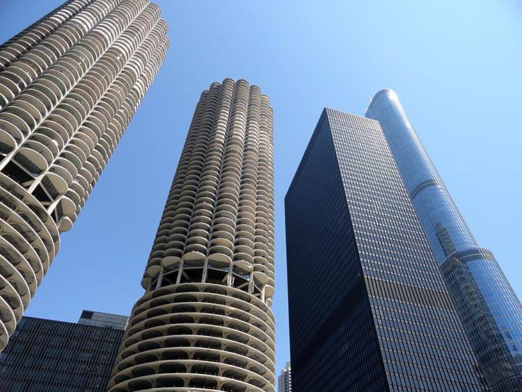parking wieżowce Chicago ciekawostki atrakcje