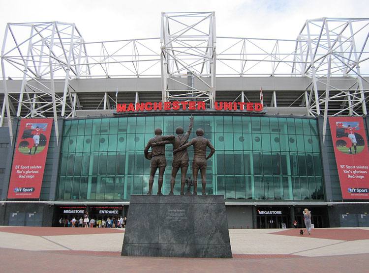 stadion Old Trafford Manchester United największe stadiony Anglia piłka nożna Premier League