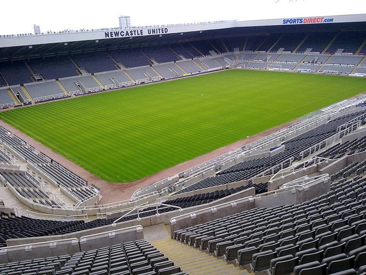stadion St. James Park Newcastle United największe stadiony Anglia piłka nożna Premier League