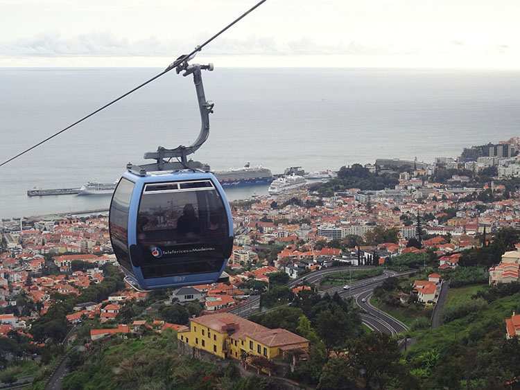 Seilbahn Funchal Madera ciekawostki kolejka linowa